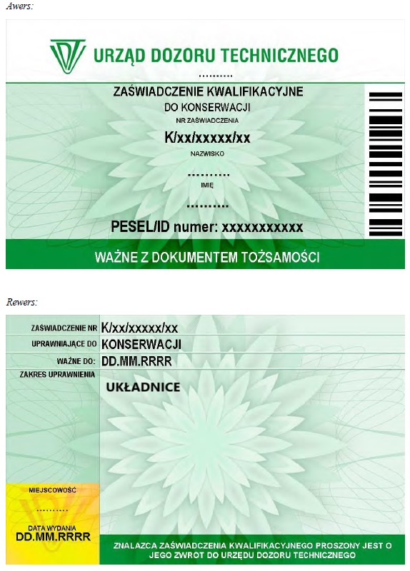 zaświadczenia kwalifikacyjne z konserwacji układnic (1)